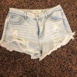 Passing Blue Jean Shorts